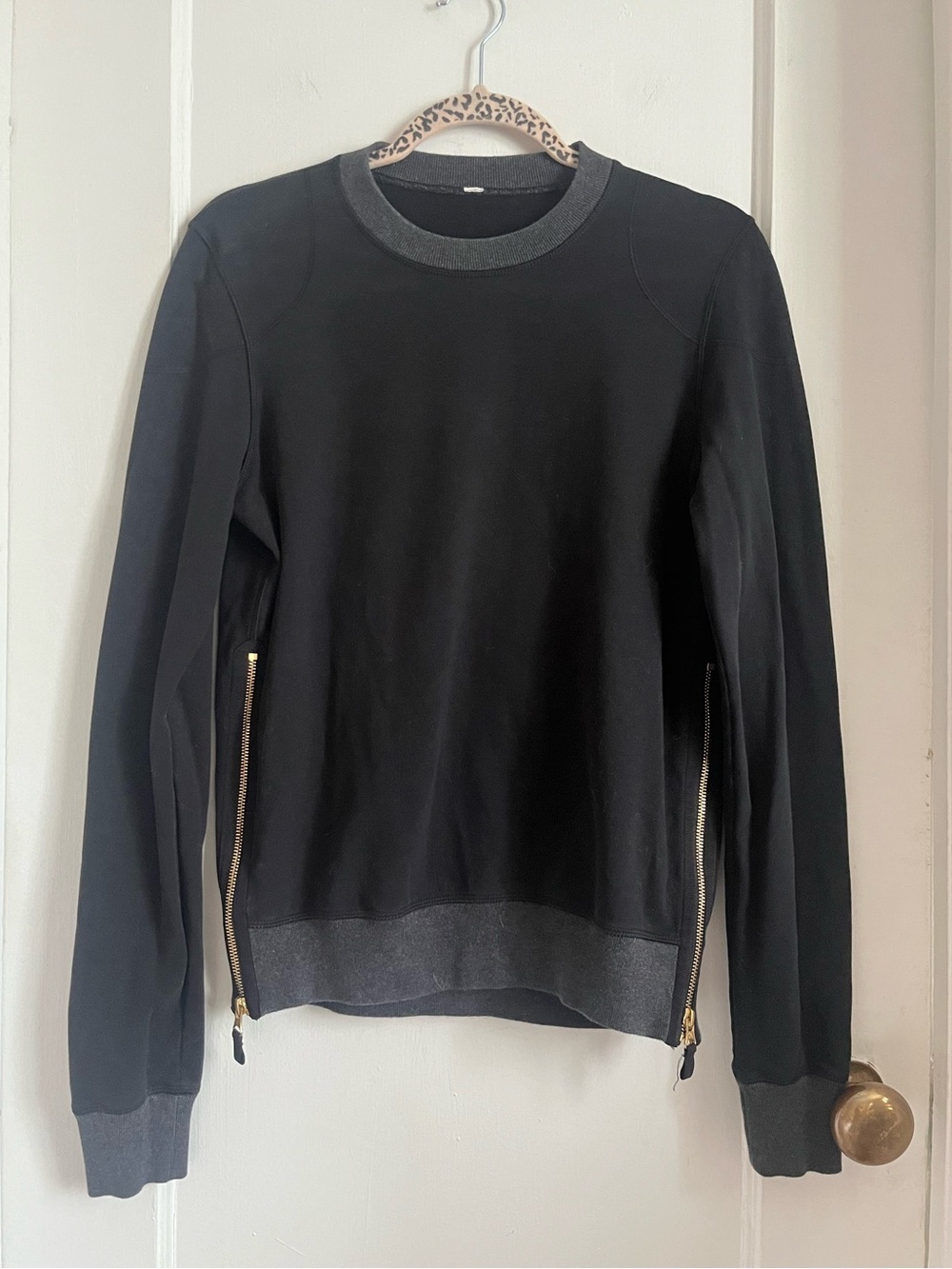 Lululemon NYC Lab Pullover with Zipper/ mesh side Panels